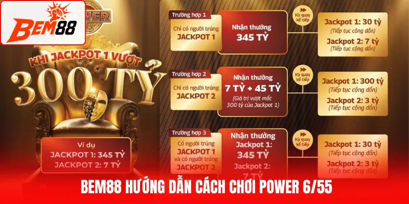 BEM88 hướng dẫn cách chơi Power 6/55