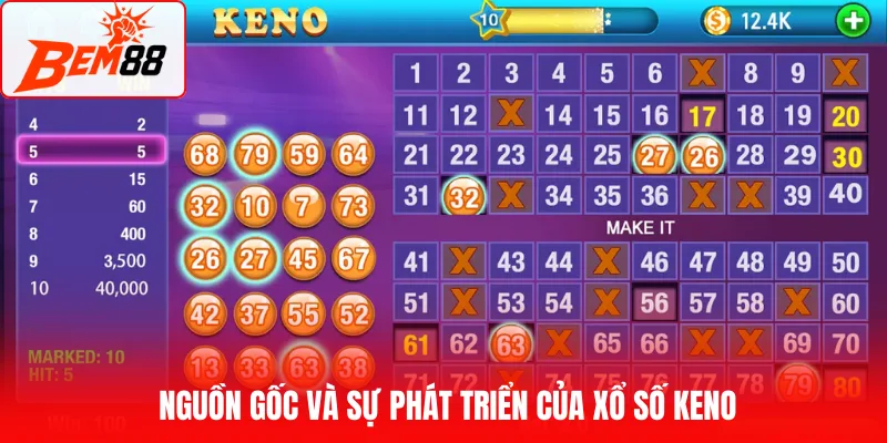 Nguồn gốc và sự phát triển của xổ số Keno